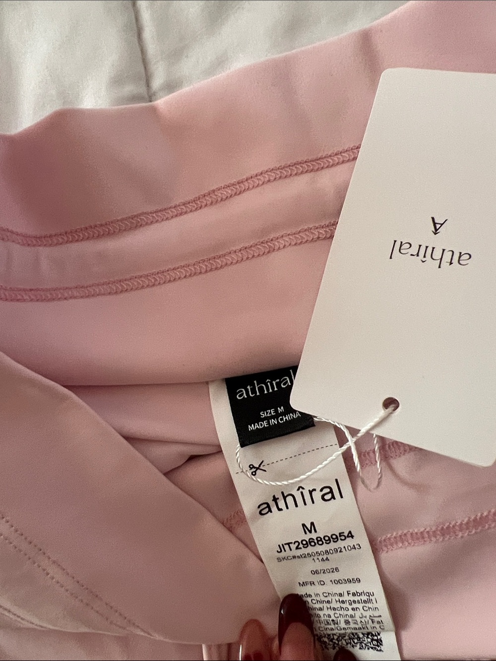 SHEIN Light Pink Drawstring Skort - Picture 5 of 7
